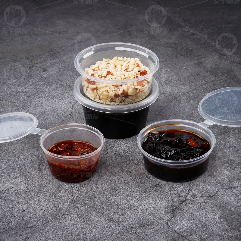 clear plastic sauce cup cup with lid plastic 2 oz disposable sauce cup