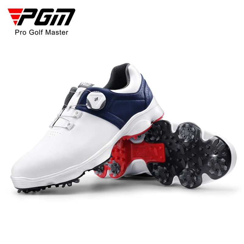 PGM XZ225 golf shoes men spikes waterproof replaceable nonslip studs mens golf shoes