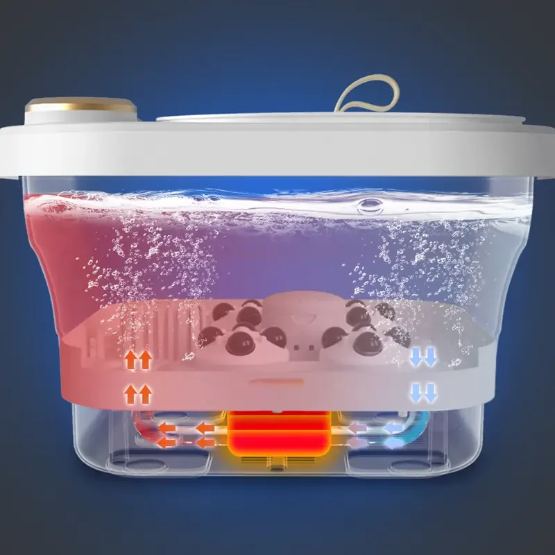 foot soak tub washing machine basin electric heated footbath shiatsu foot bath spa massager with heat