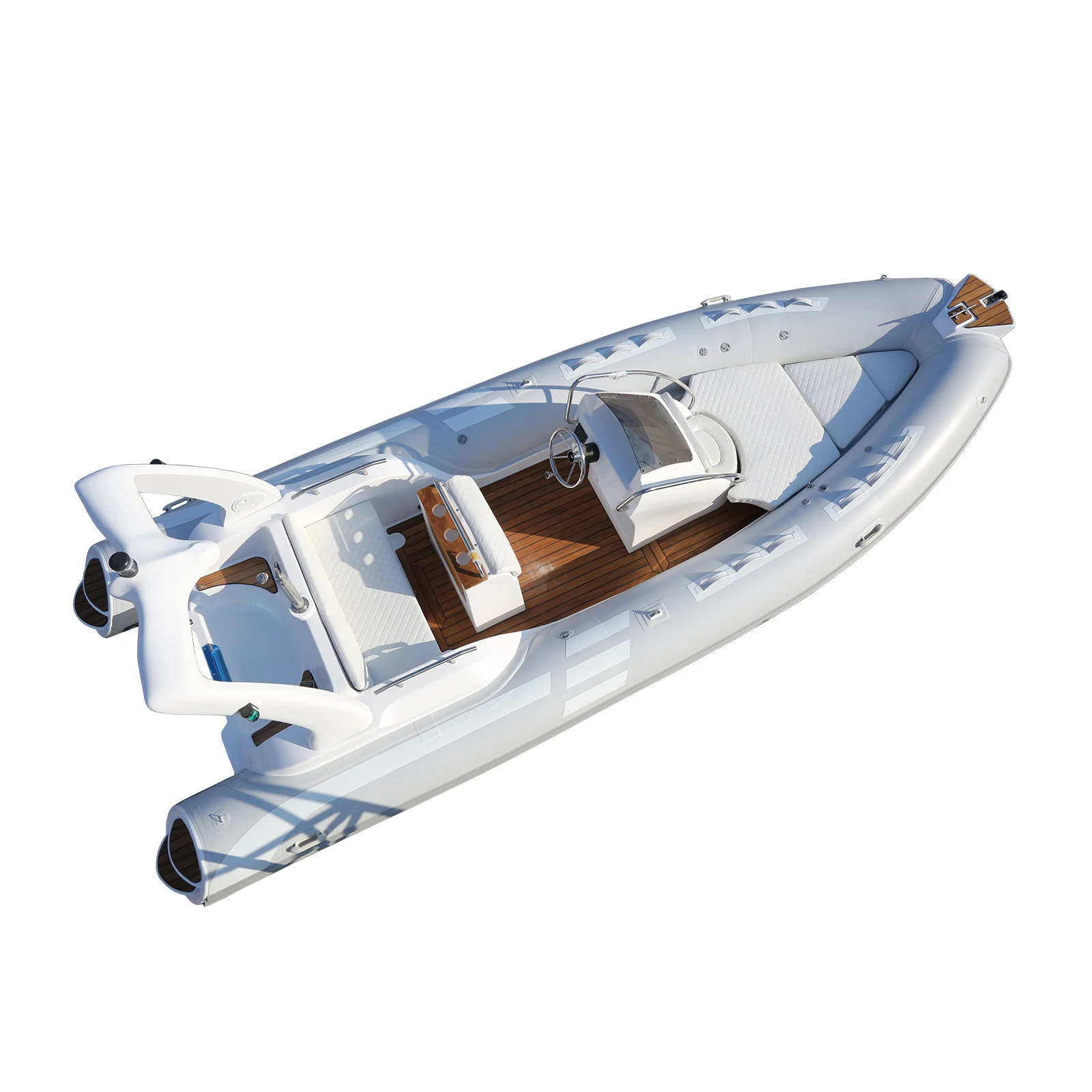 Haote Cabin Cruiser Rigid Passenger Used new Hovercraft Canoe Barche Rigide Gonflable Ponton Pedal Patrol Boat For Sale