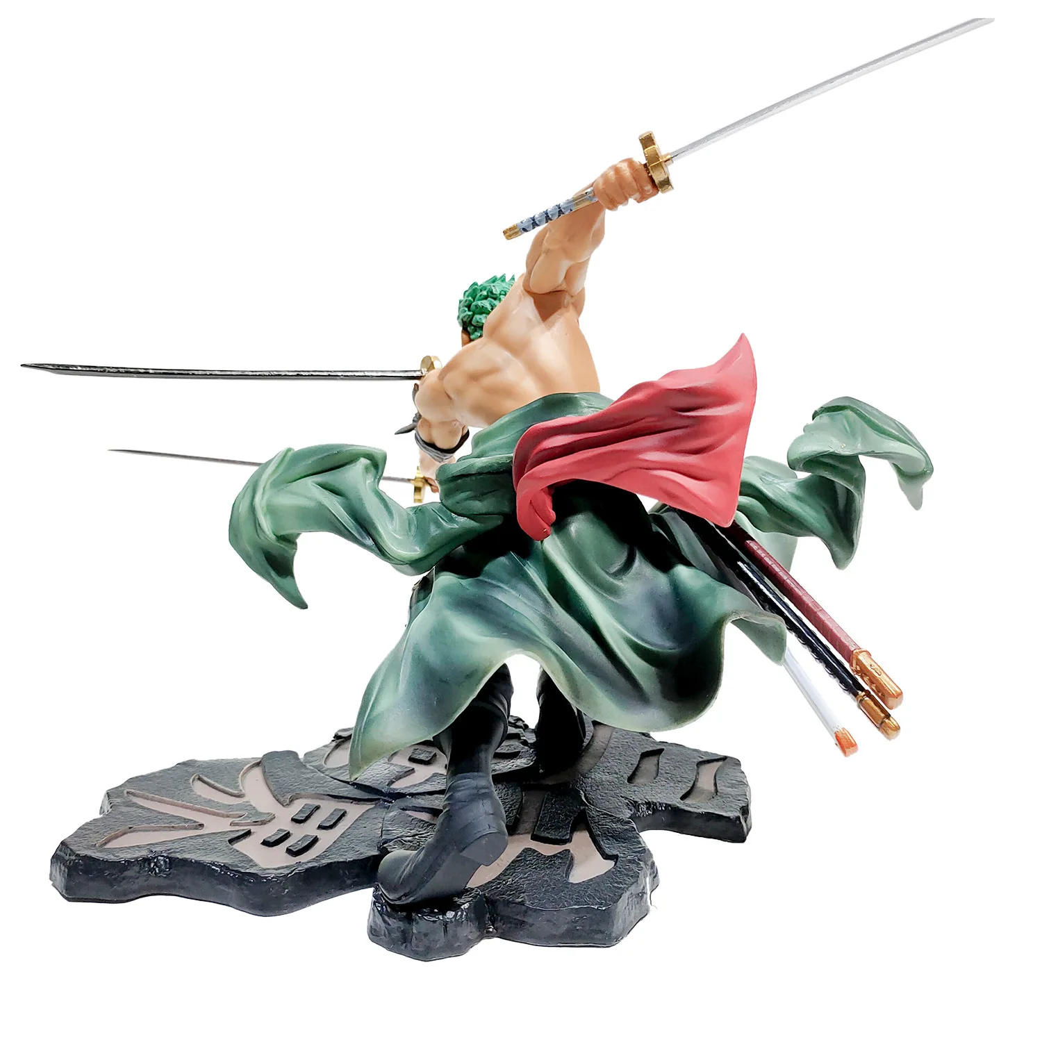 Besti Factory Wholesale Anime PVC Action FIgure One Piece Zoro Three Sword Flow Attitude Model