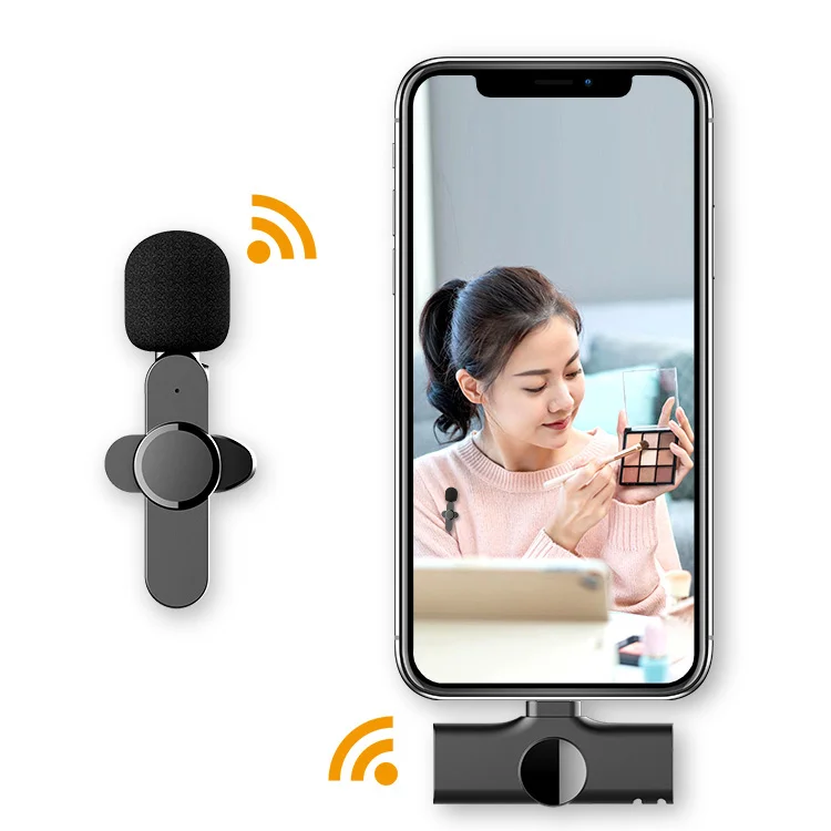 Wireless Microphone Portable Audio Video Recording Mini Mic For iPhone And Android Phone Accessories