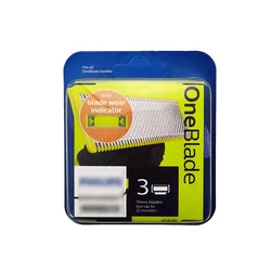 Hot-selling product Shaver for Men OneBlade Replacement Blade QP230 fits OneBlade Handles,QP2520/QP2523/QP2530/QP6520, 3 packs