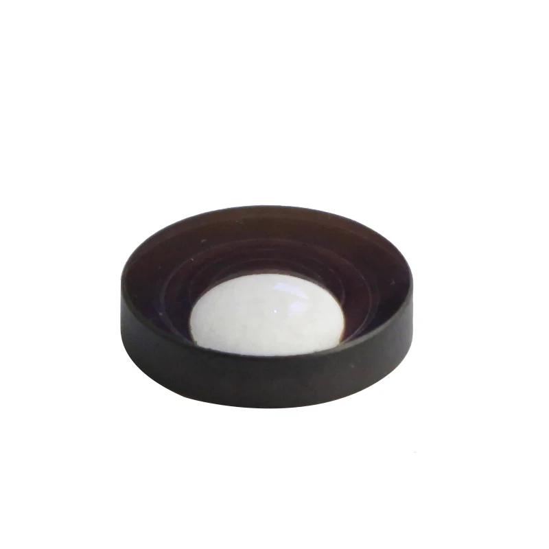 Wholesale optical glass convex-concave lens with black light-emitting aperture meniscus lens for photographic lens