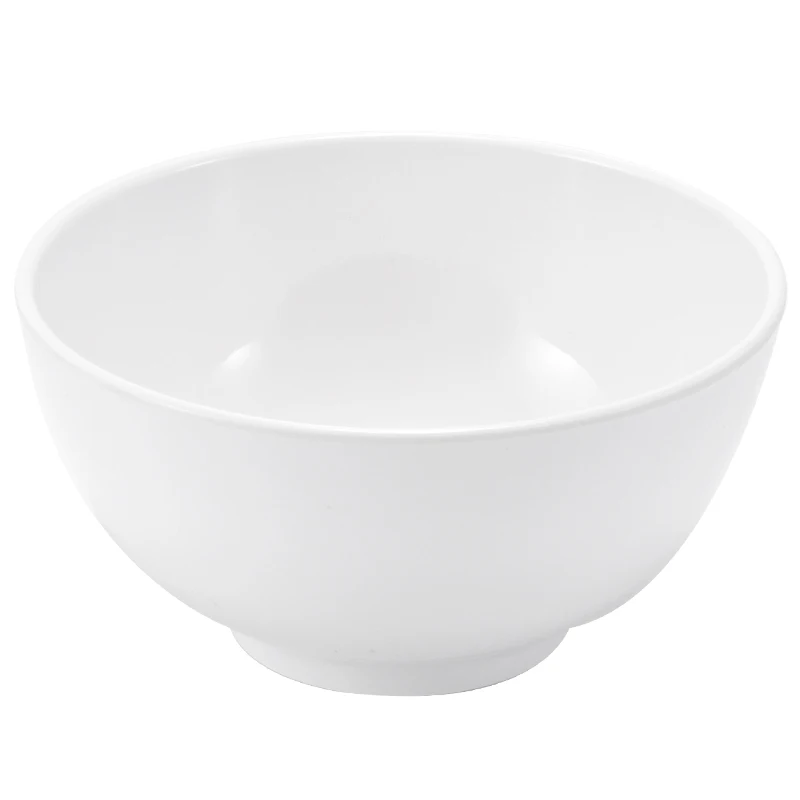 Custom logo Shape modern kitchen rice food dinner bowl spoon rice soup ramen melamine bowl