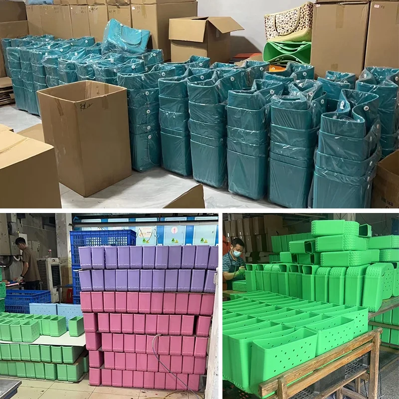 New arrival summer waterproof women beach tote bag large capacity eva rubber silicone bag purse handbags ladies