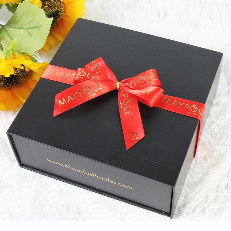 Wholesale Custom Satin Gift Ribbon Bow for Packing Decoration Handwork DIY Party Decoration JewelryBox Candle Box