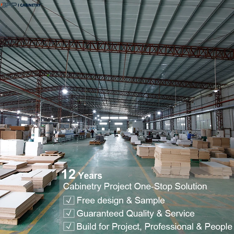 BFP factory price modern and cost-effective optional durable  lacquer & melamine customized kitchen cabinets