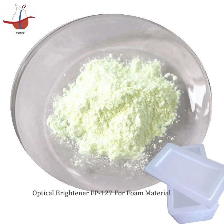 Pp Plastic Raw Material FP-127 Optical Brightener Additive For Plastic Fiber Artificial Leather