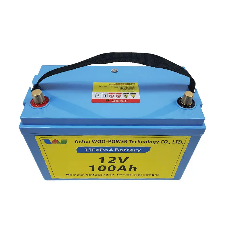 Factory Direct Selling 12V 100Ah Long Cycle Life LiFePO4 Battery Pack 12 Volt Lithium Battery Pack For RV Golf Cart Boat