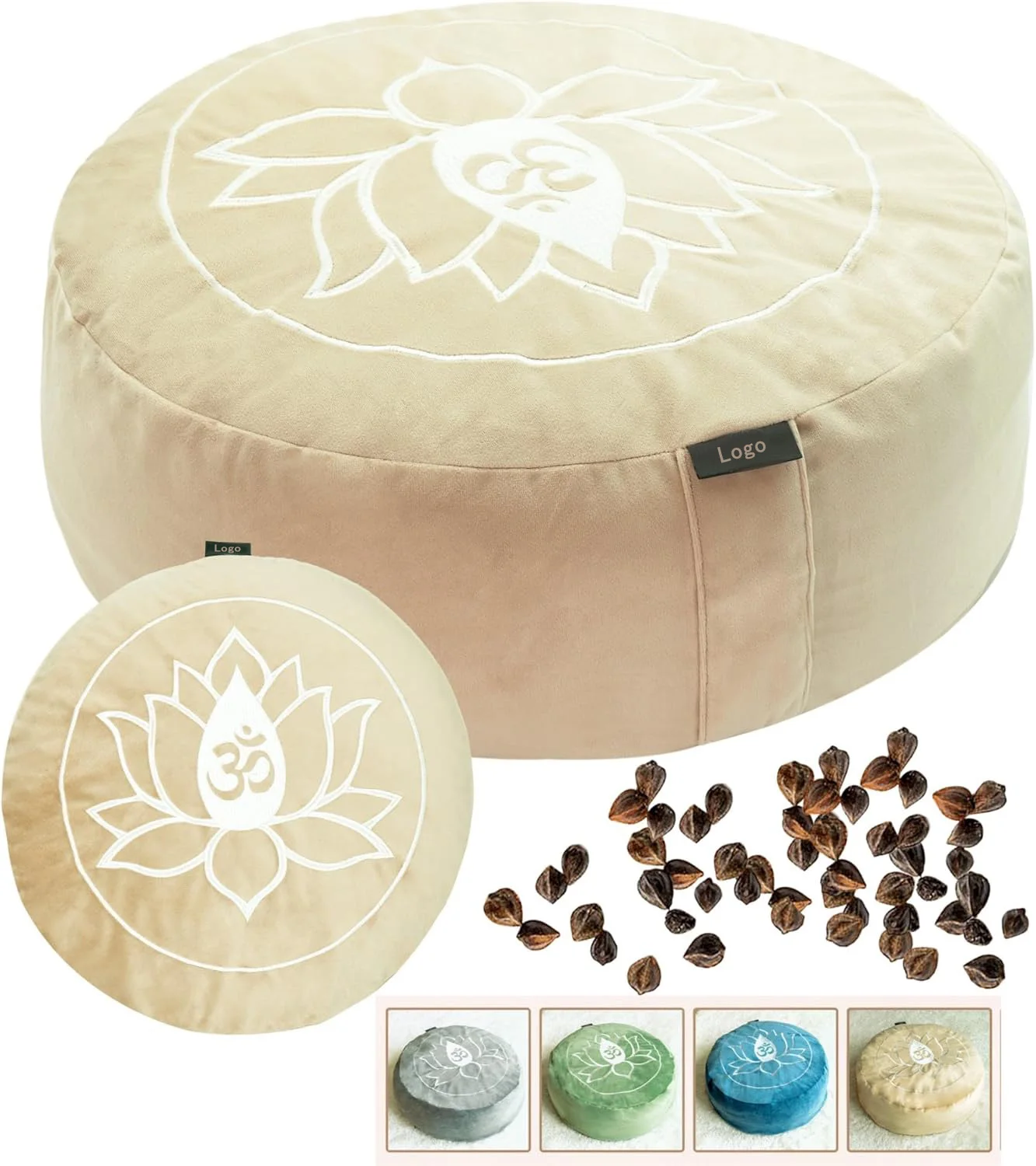 Custom Eco-Friendly Buckwheat Meditation Cushion for Enhanced Comfort Pain Relief and Yoga with Natural Filling For Sitting