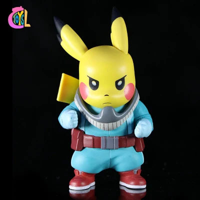 New Arrival Cartoon Pokomon Pikachus Anime Action Figure Cosplay Ornaments Decoration Statue Model Toys