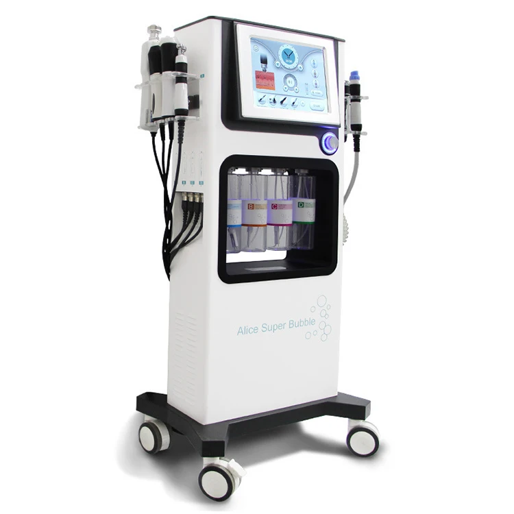 Manufacture 7 in 1 Dermabrasion Diamond Hydra Oxygen Facial Machine Skin Care Aqua Peeling