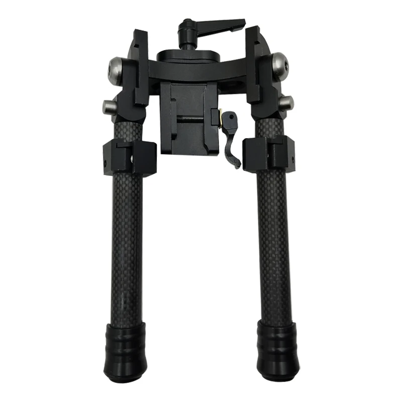 Factory Sales High Quality V10 Carbon Fiber Patterned Tripod Telescopic Hunting Tripod  With Quick release Mount