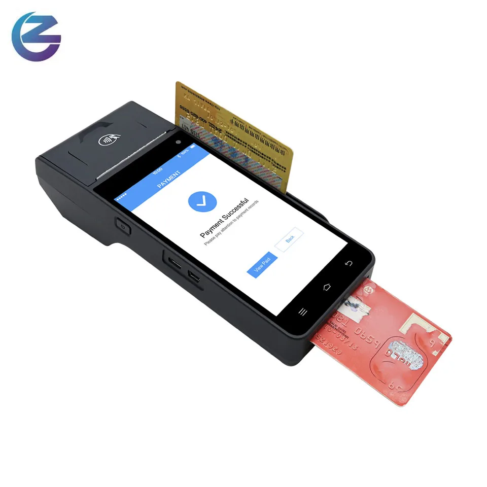 ZCS Android 12 0 Высококачественный Сканер штрих-кодов сенсорный экран POS терминал биометрический отпечаток пальца с SDK