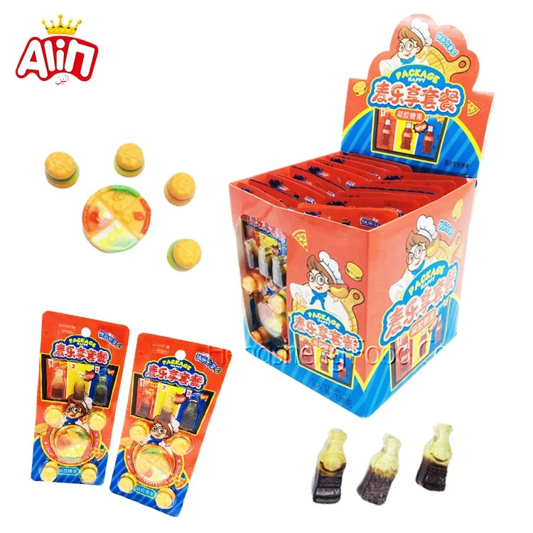 price candy  candy design  Soda pizza set fudge  cola jelly gummy