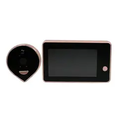 Умный видеоглазок Enxun 1080P, 4,3 дюйма, Wi-Fi, беспроводной дверной звонок с ночным видением