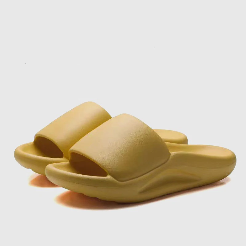 Latest design men soft thick-soled leisure EVA hotel Out Wear Thick Sole unisex wholesale bathroom slippers for women
