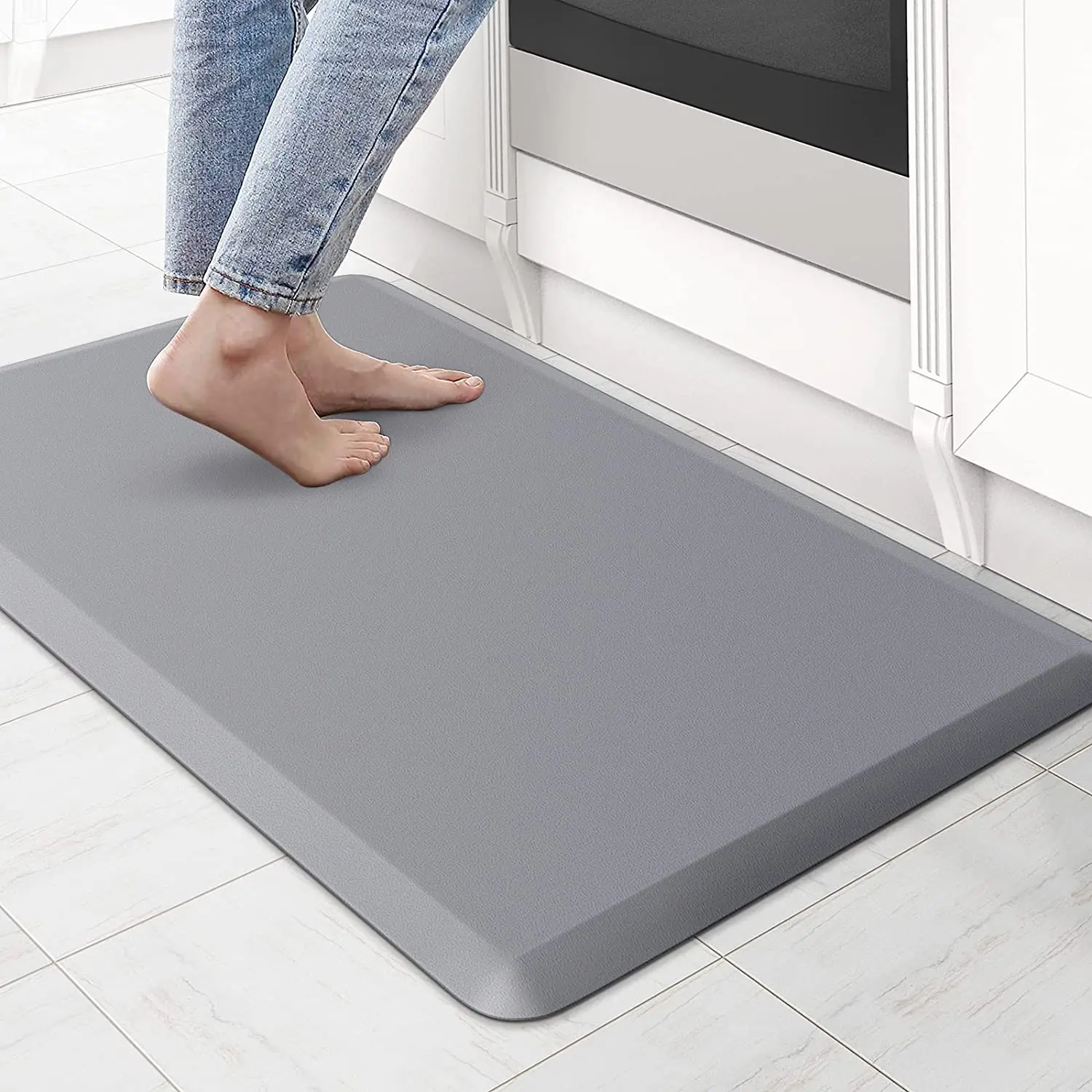 Anti slip pvc soft material anti fatigue custom color kitchen rugs floor mat for kitchen house sink office