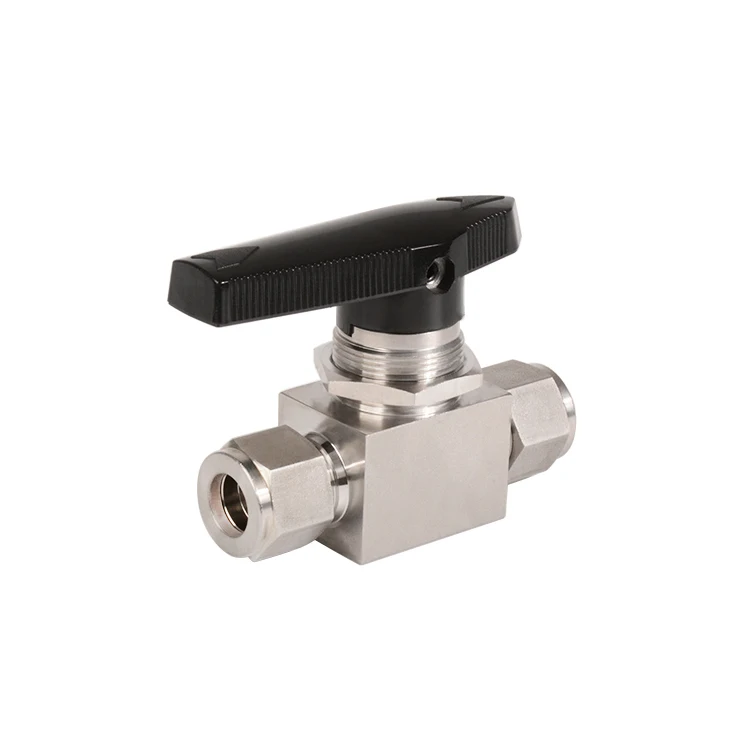 6000PSI Stainless Steel 316 Forged Double Ferrule Instrument Ball Valve