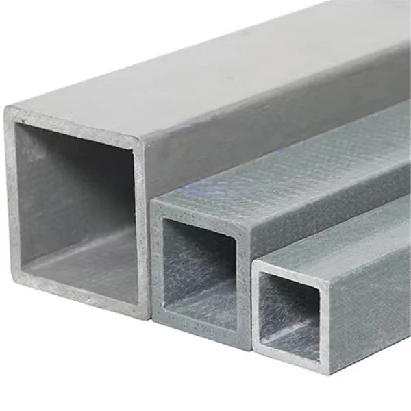 Fiberglass manufacturer FRP/GRP pultruded profiles fiber reinforced polymer square tube