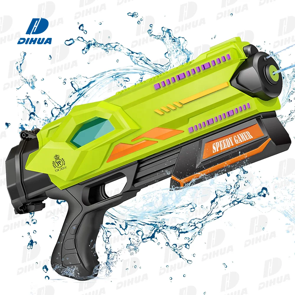 Electric Water Guns for Kids Adults, 2 in 1 Powerful Water Blaster Squirt Gun Toys for Summer Pool Beach Party Outdoor Game
