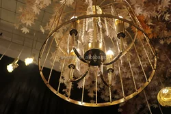 2020 LED ring floral ceiling wedding  hanging Decoration for wedding decoration