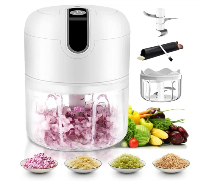 new arrival multi-purpose portable garlic onion Meat Electric Mini Usb Rechargeable Multifunction food quick chopper