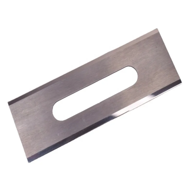 57x19x0,4 мм вольфрамовый стальной нож с отверстием для режущей ленты и расплавленной ткани