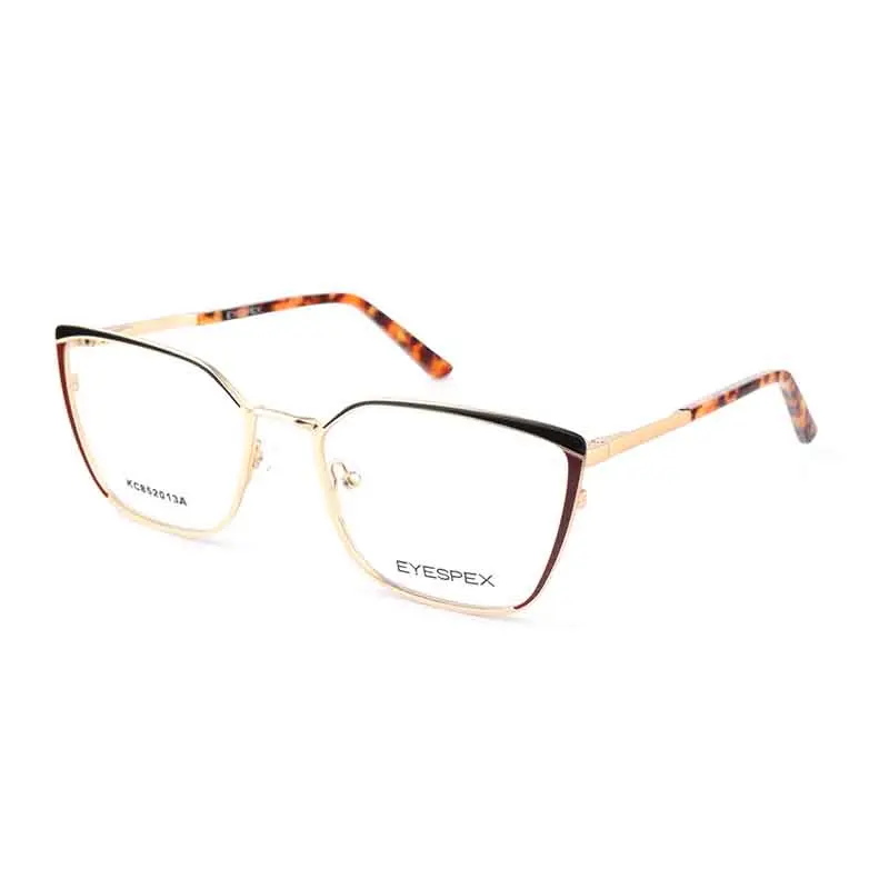 2022 Trend In Stock High Quality Customize Logo Cat Eyes Stainless Steel  Computer or Reading Optical Frame Glasses