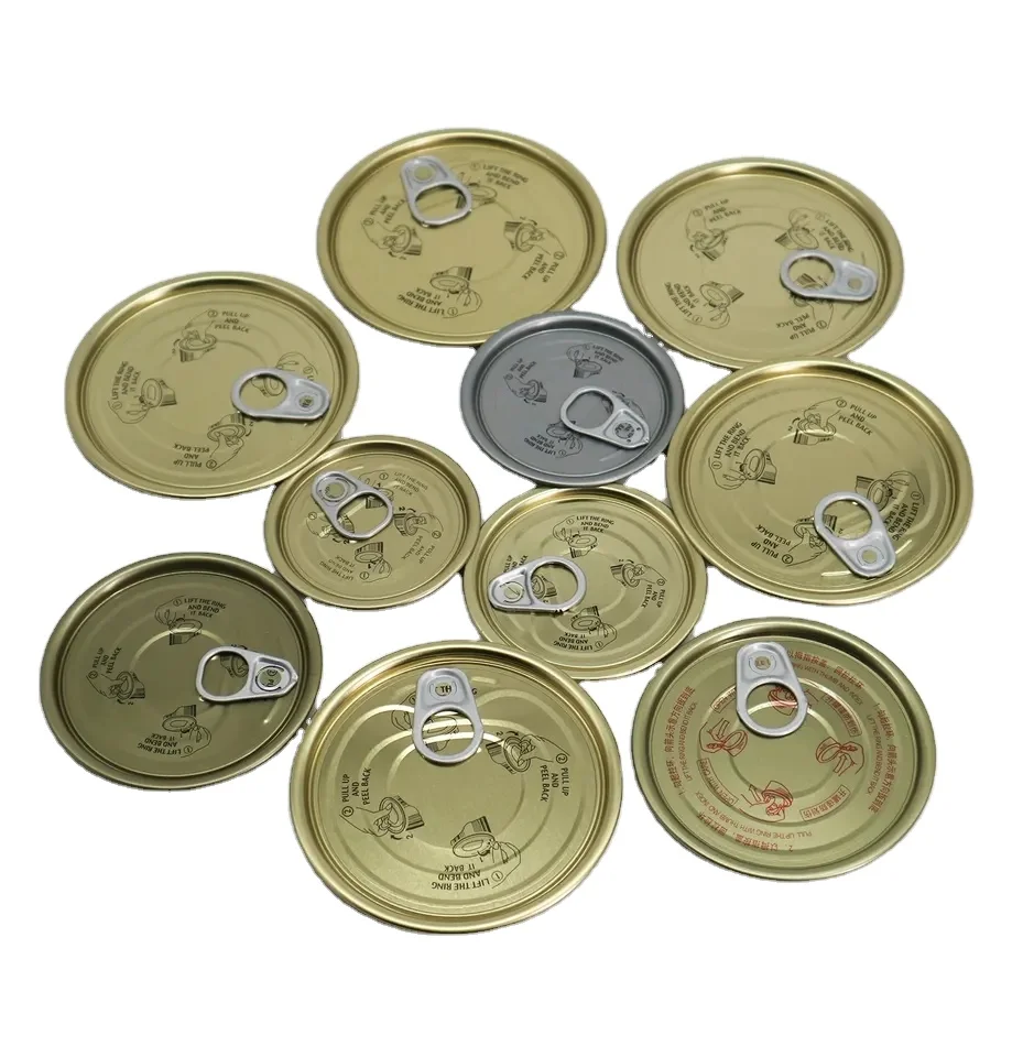 307 83mm Easy Open Ends Tin Lids Manufacturer Wholesale Tinplate EOE Can Lid