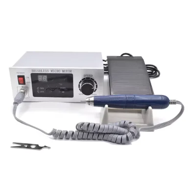 Dental Brushless Micromotor 50000/70000 RPM with Foot Pedal Micro Motor Polishing Unit for Dental Lab