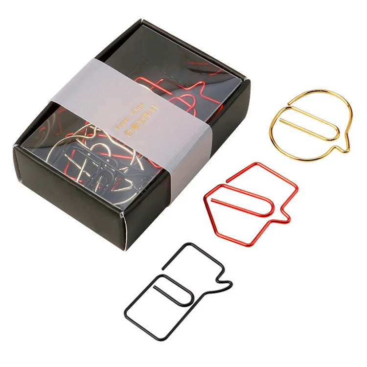 Заводские Рождественские декоративные зажимы для бумаги разных цветов креативные милые забавные зажимы для книг