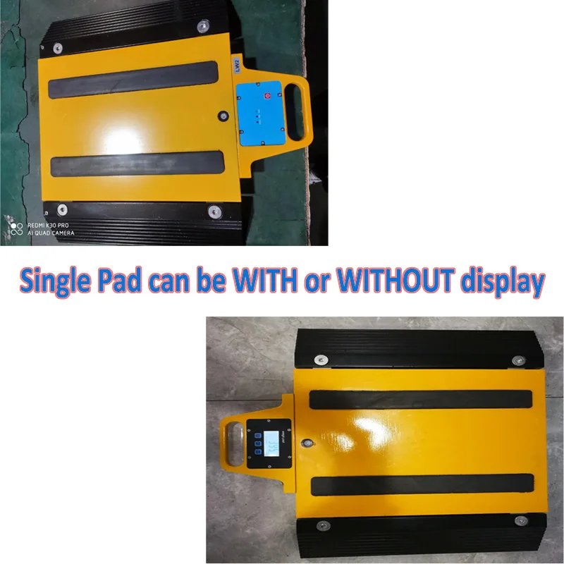 Mobile Vehicle Weigh Pads Camper Trolley Van Weighing Scales with Wireless Weight Indicator
