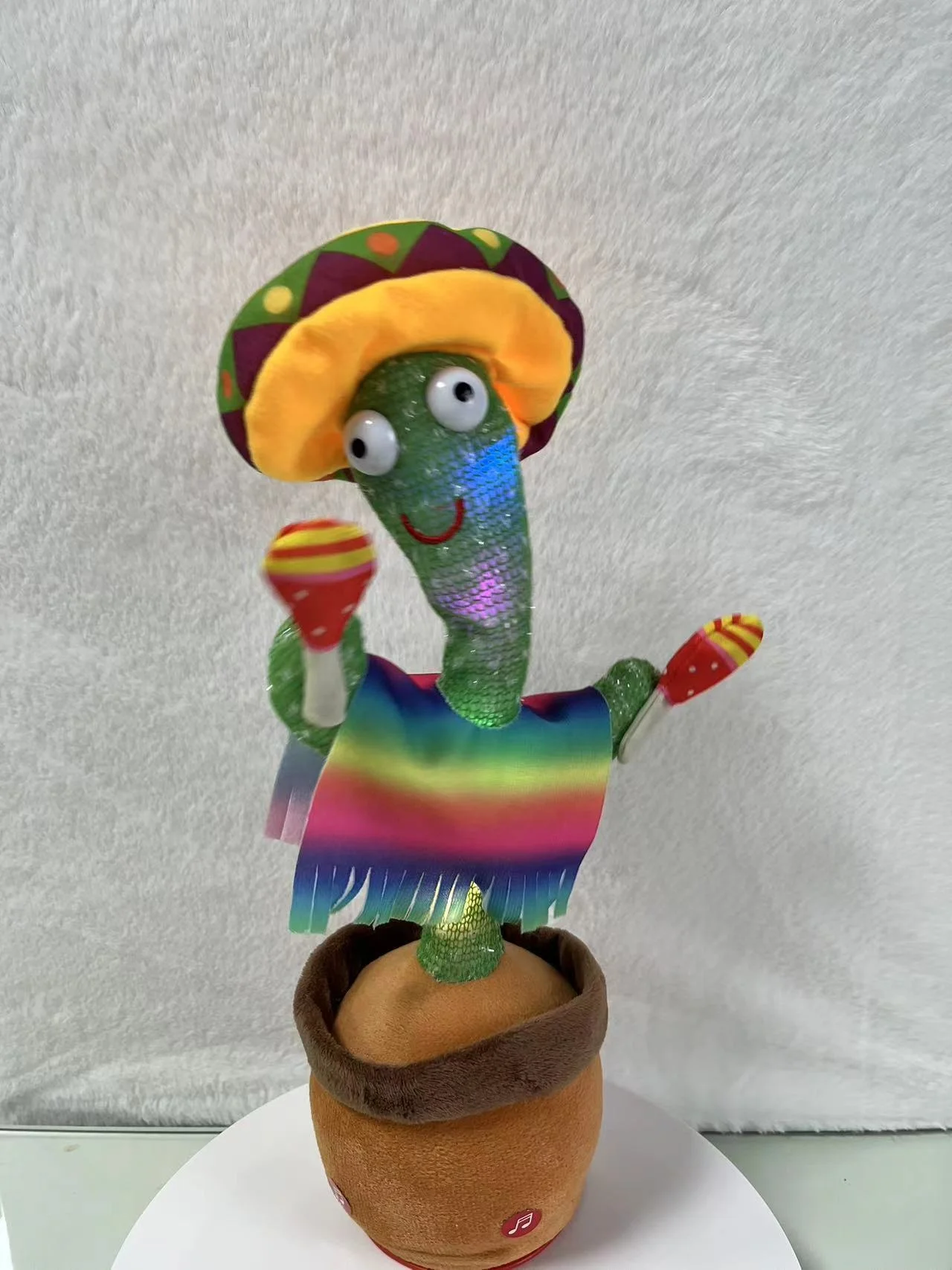 Popular Cactus Toy Dancing Cactus Twisting Singing Learning Tongue Recording Learning To Speak USB Battery Lighting Up Cactus