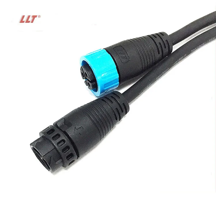 LLT Factory Price Outdoor M19 3Pin Fast Waterproof Power Connector Cable for lighting