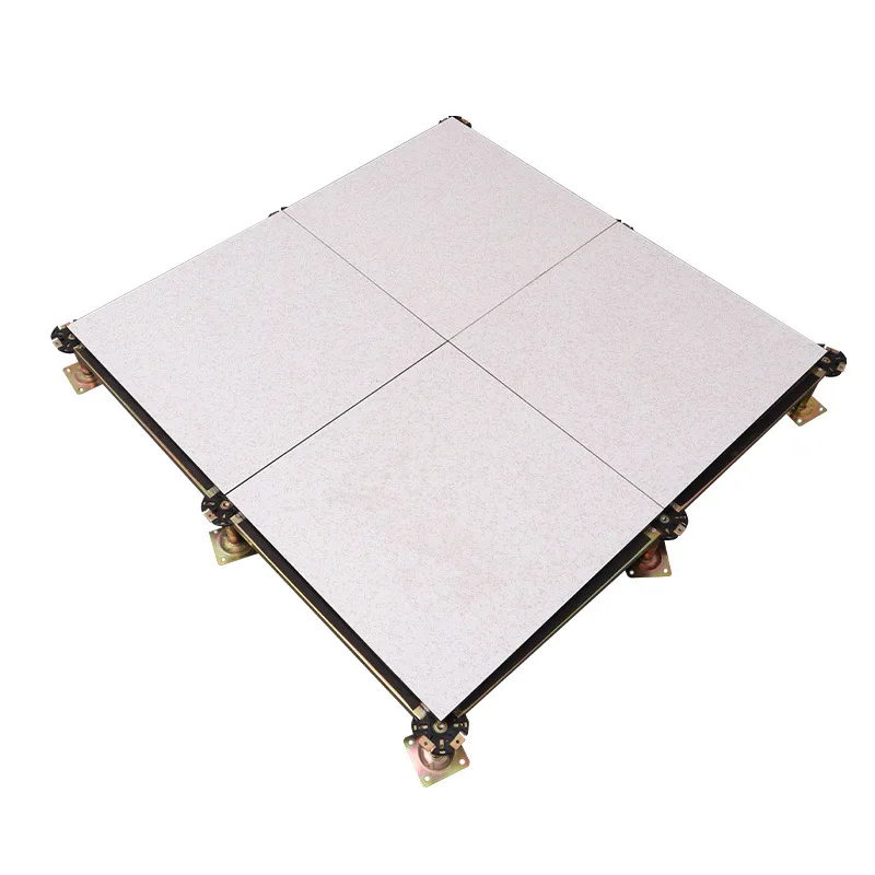600*600mm Calcium sulphate Anti static conductive hpl vinyl raised flooring tile