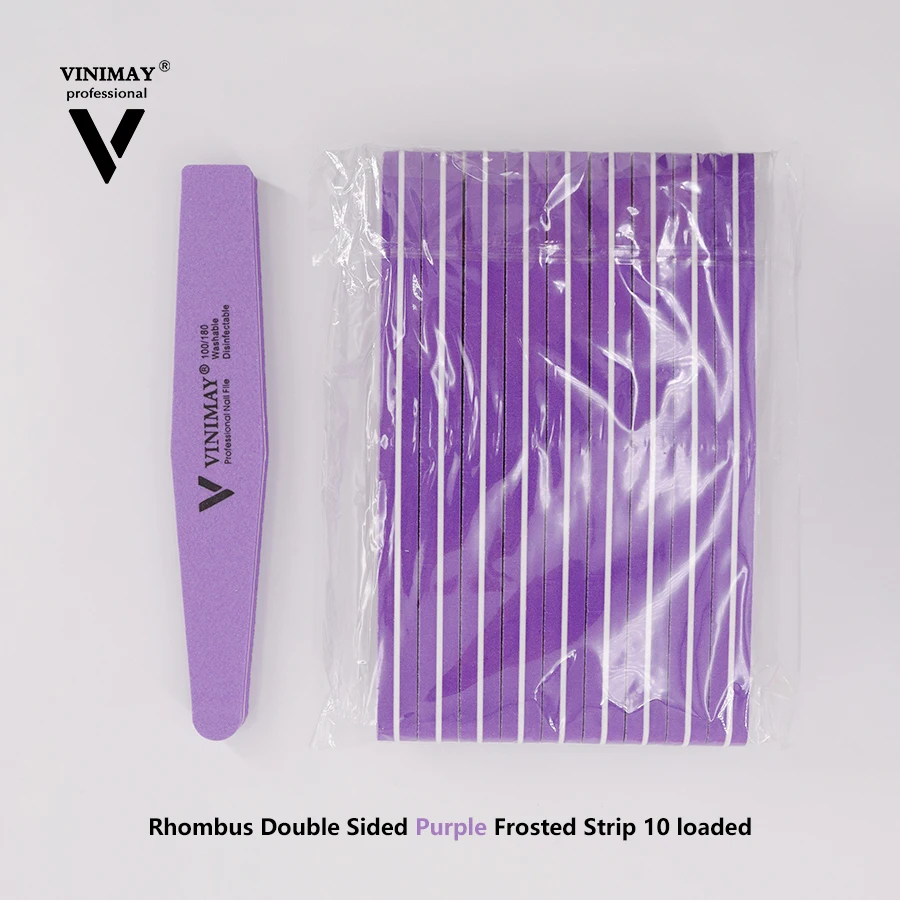 Vinimay Manicure Tools Diamond Sponge Nail File Strip Double-sided Manicure Rubbing High Elasticity Polishing Nail Removal Tool