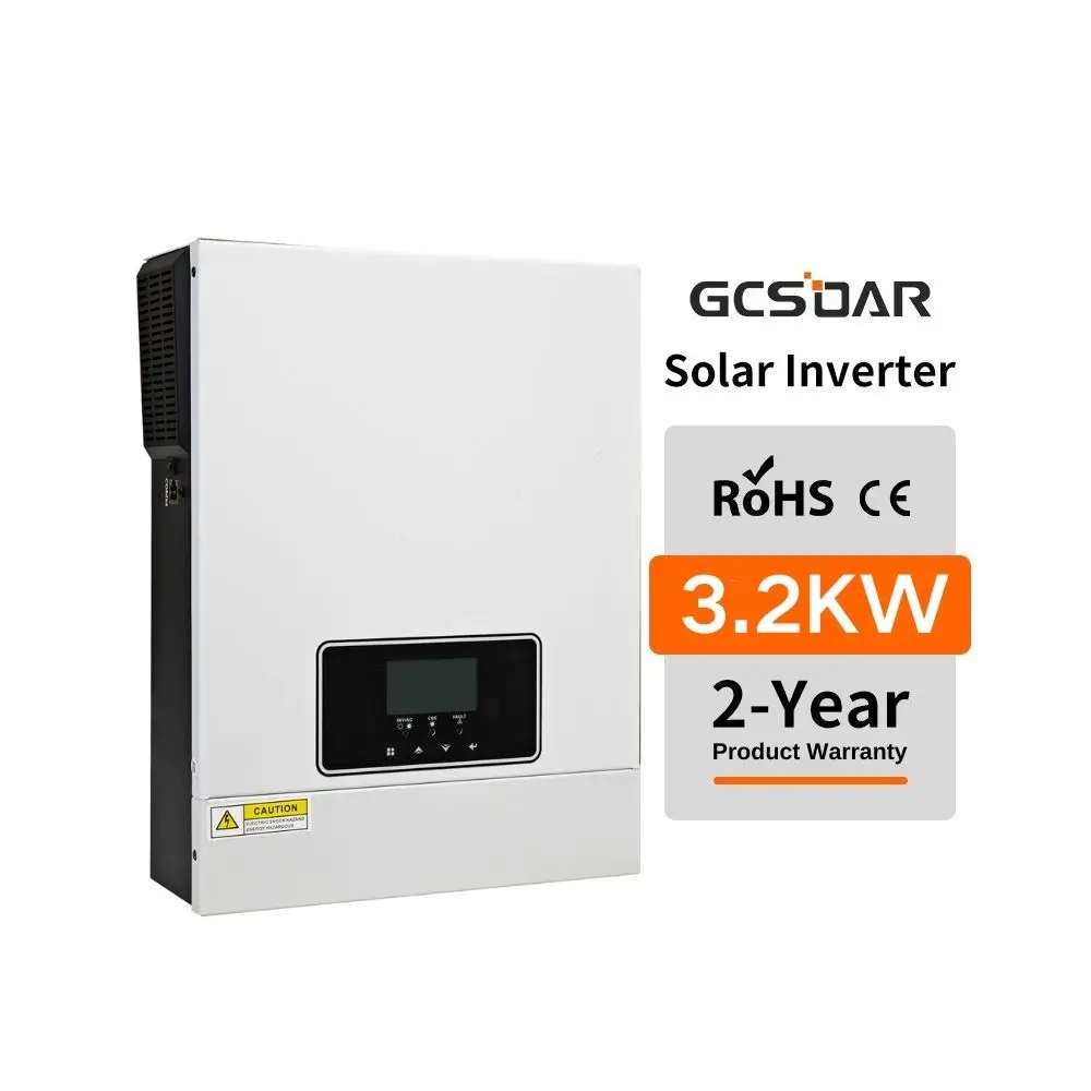 GCSOAR DC to DC DC to AC Inverters off Grid Solar Inverter Hybrid Solar 3kw for Mini Solar System Home