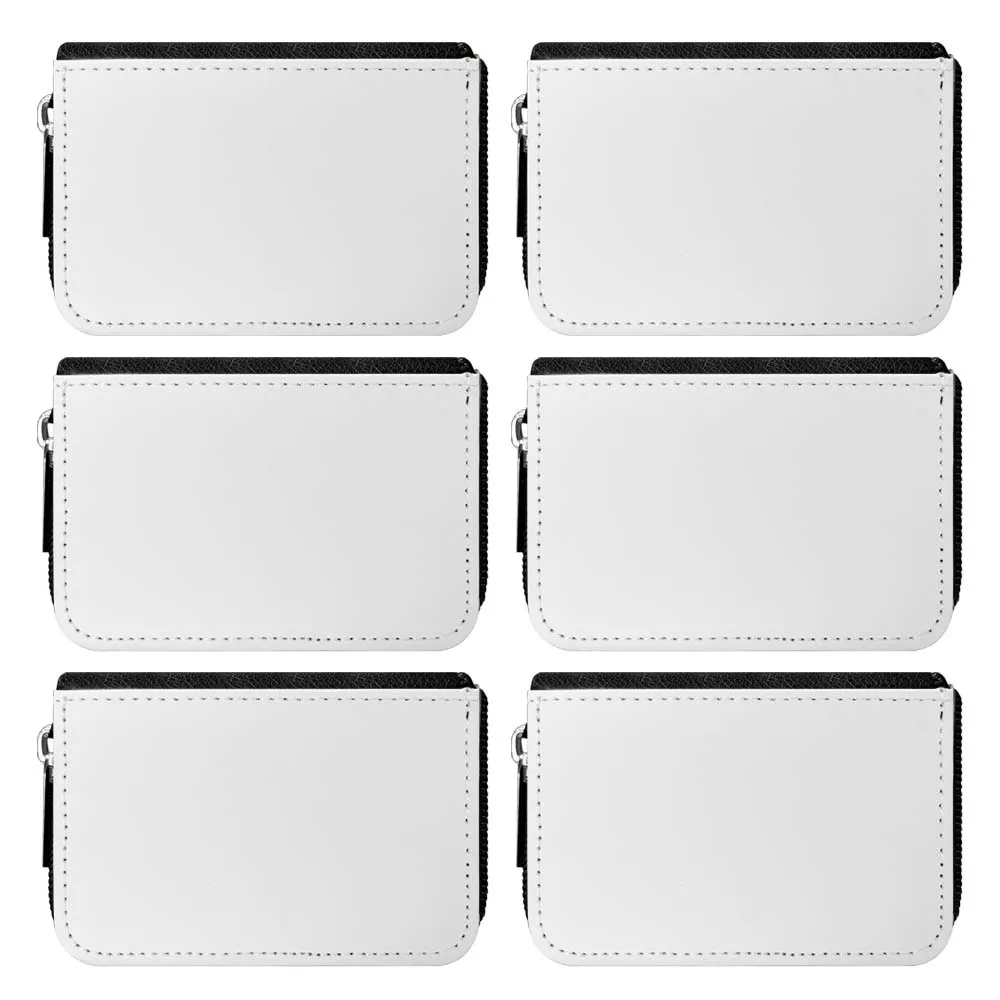 Blank Sublimation Nail Clipper Case Including Set-Professional 8 in 1 Set DIY Double-Side Printing PU Leather Manicure Bag