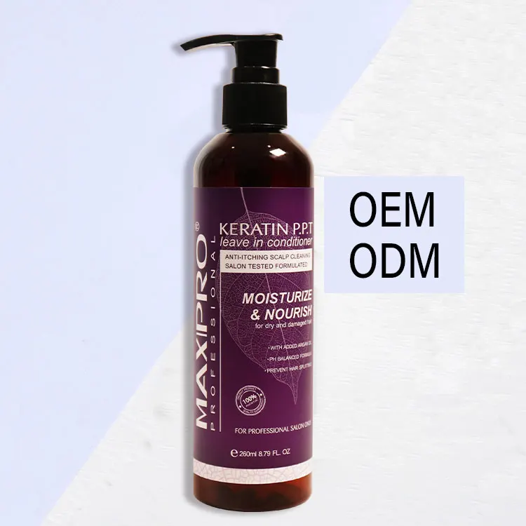 Maxipro OEM ODM Sulfate Free Hair Repair Organic Leave in Conditioner