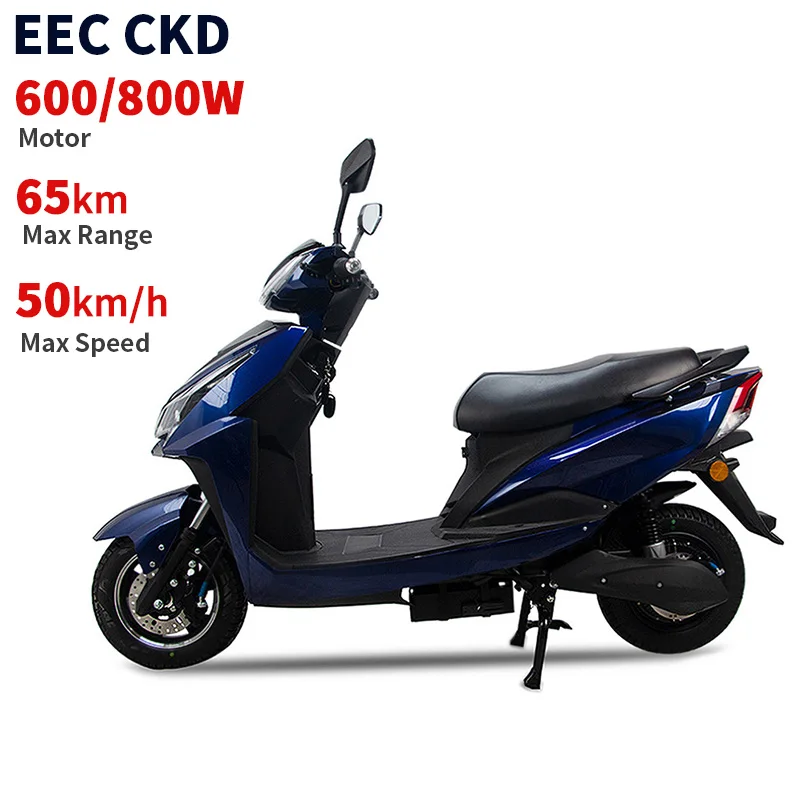 Электрический мопед CKD 10/12 дюймов 600 с двигателем 800 Вт скорость 50 км/ч дешевый скутер электрический мотоцикл