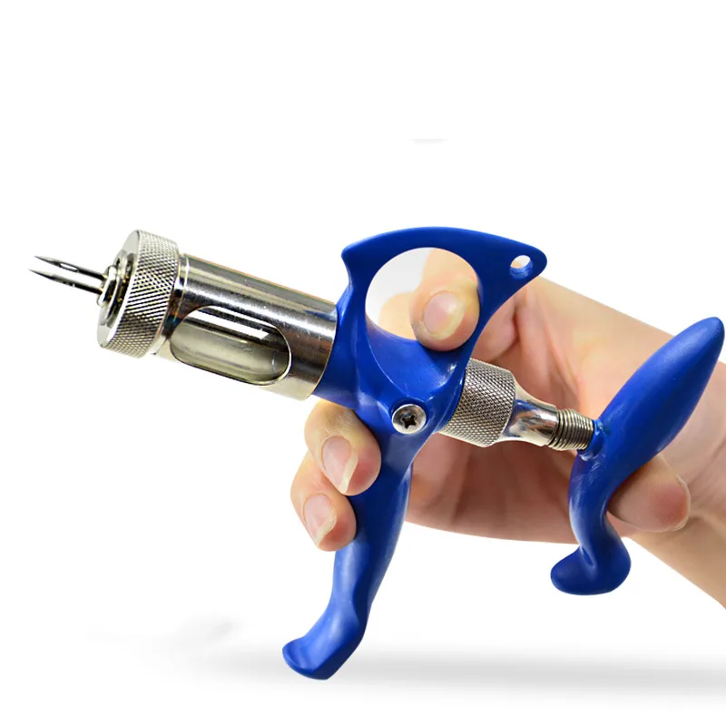 Ducks Acne Vaccine Syringe Needle Double Veterinary Continuous Feeder Poultry 5cc Chicken Automatic Vaccination Device