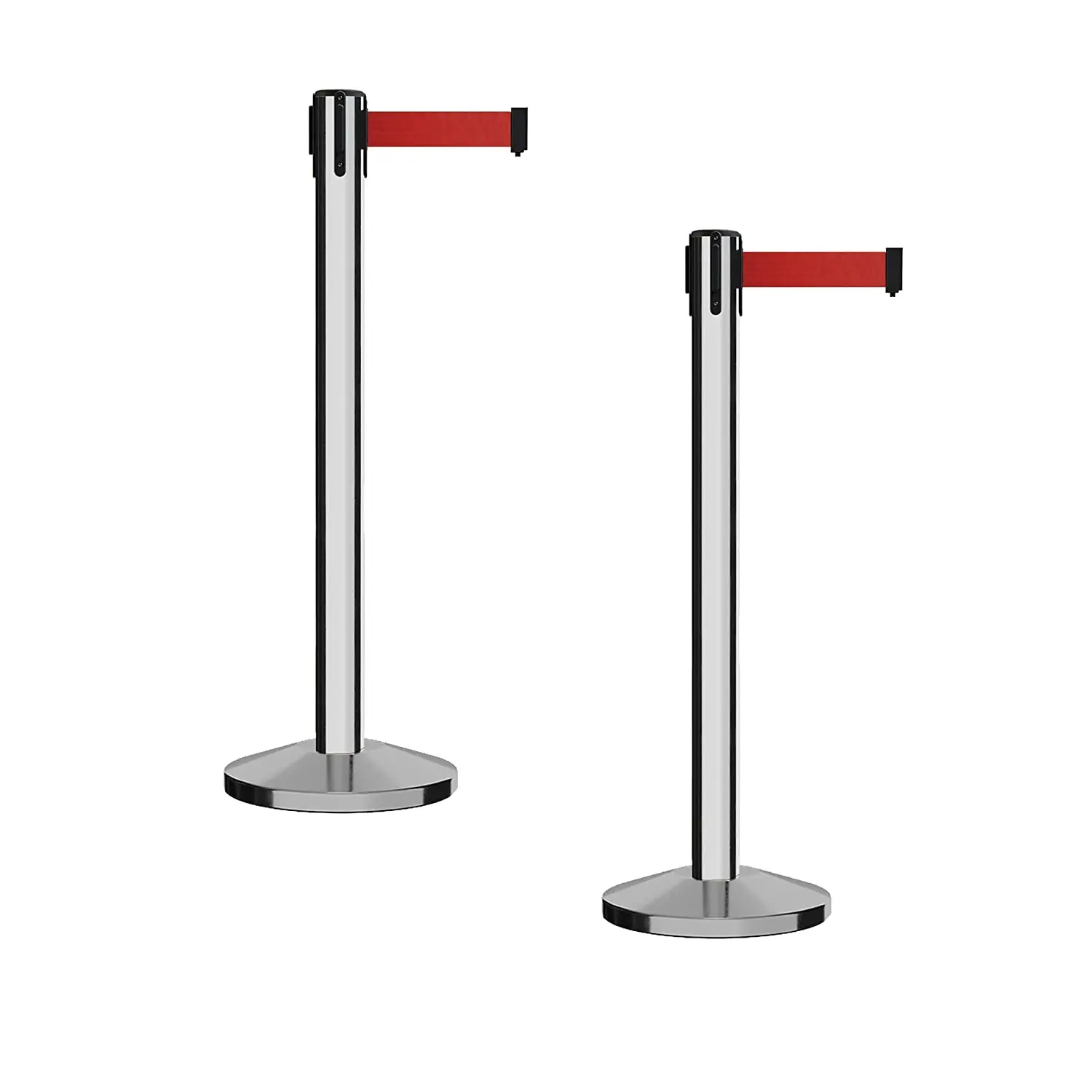 crowd control automatic road stainless steel boom belt barrier post