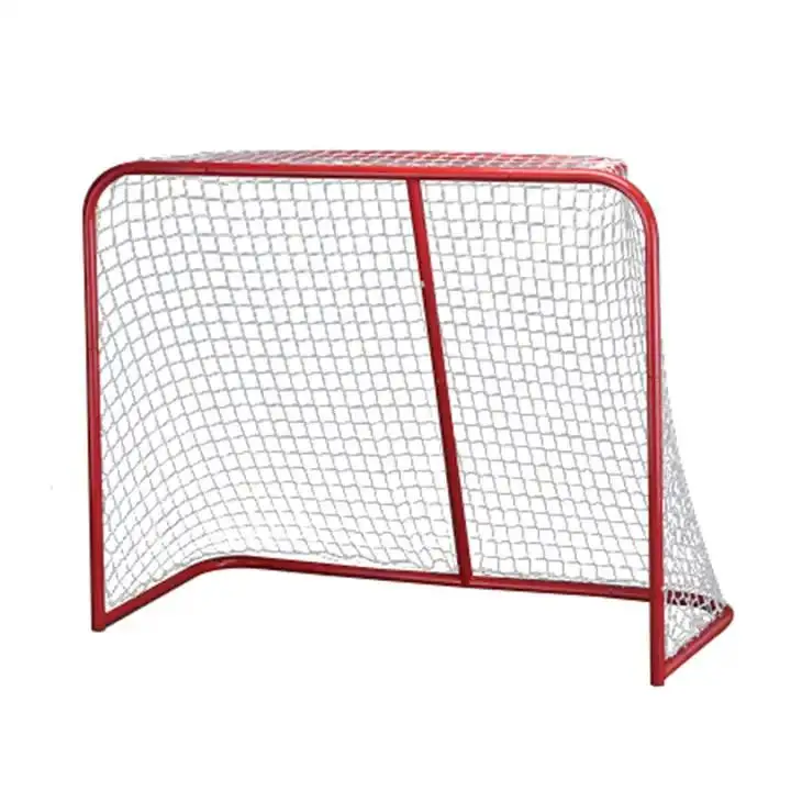 Steel Junior Hockey Goal for Indoor Outdoor 52' *46' Easy Assembly Lightweight Portable and Net Weave System