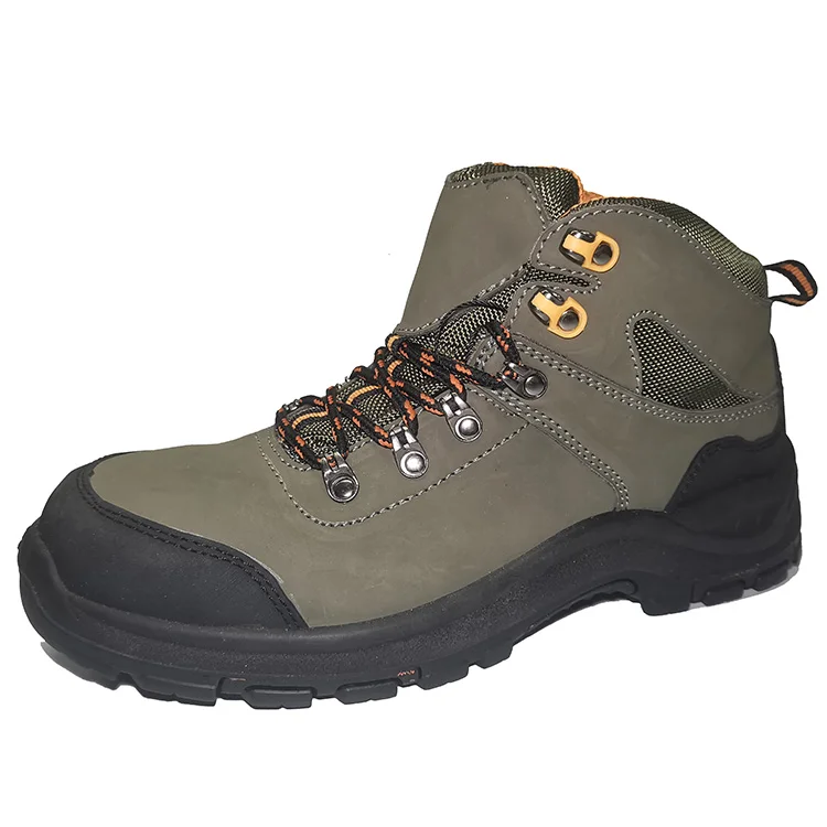 Steal Plate Chemical Resistant Shoes Man Working Leather Safety Boots