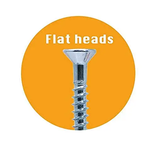 Wood Screws Sets Flat Head Phillips Driver,6#8#10#,150pcs