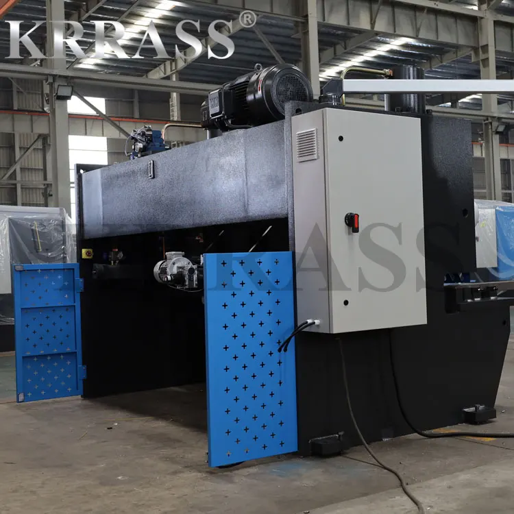Hydraulic Guillotine Shearing Machine CNC Adjust Cutting Angle Blade GAP with E21S System From KRRAS