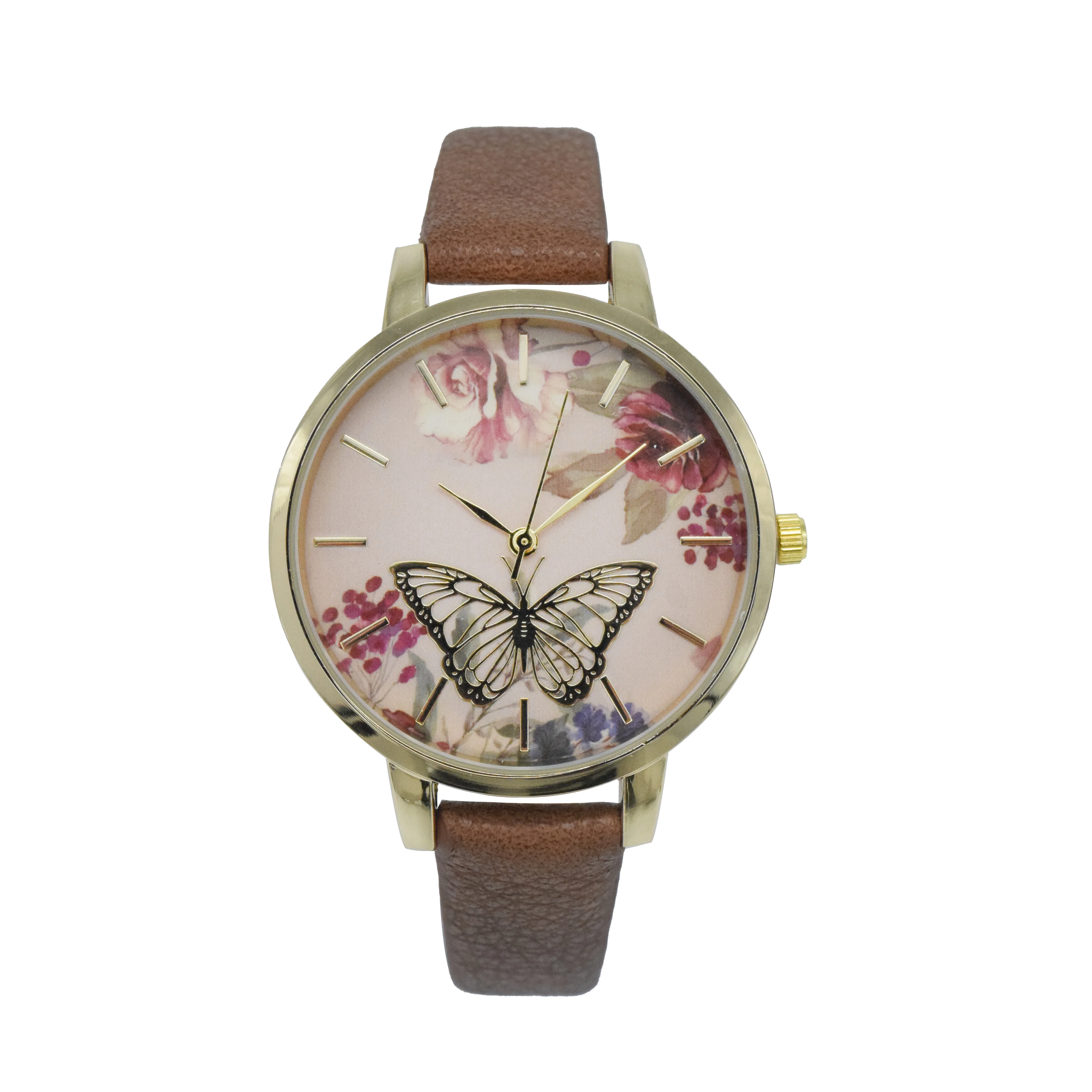 Luxury Women Bracelet Watches Set Custom Dial Ladies Elegant Leather Strap Watch