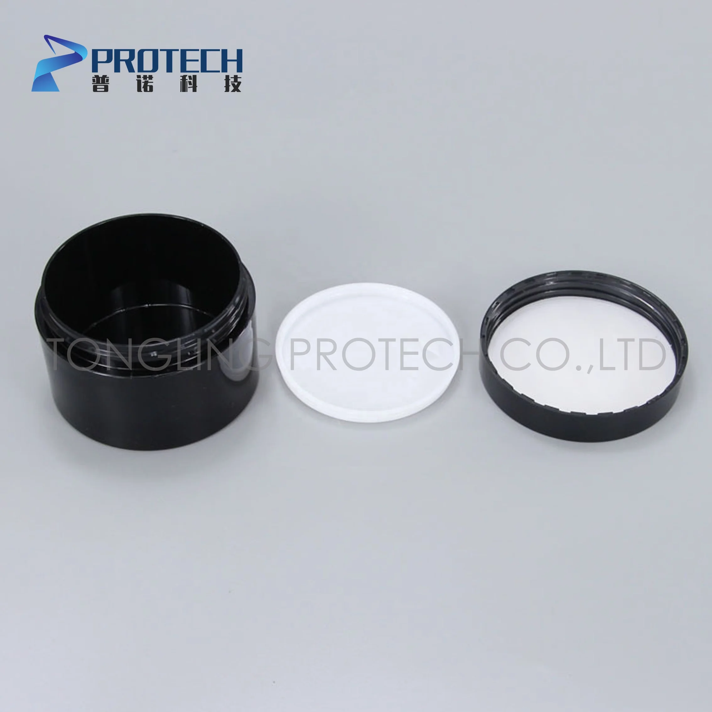 Wholesale Cosmetic Plastic PP White Cream Jar Cheap empty pp plastic sample jar